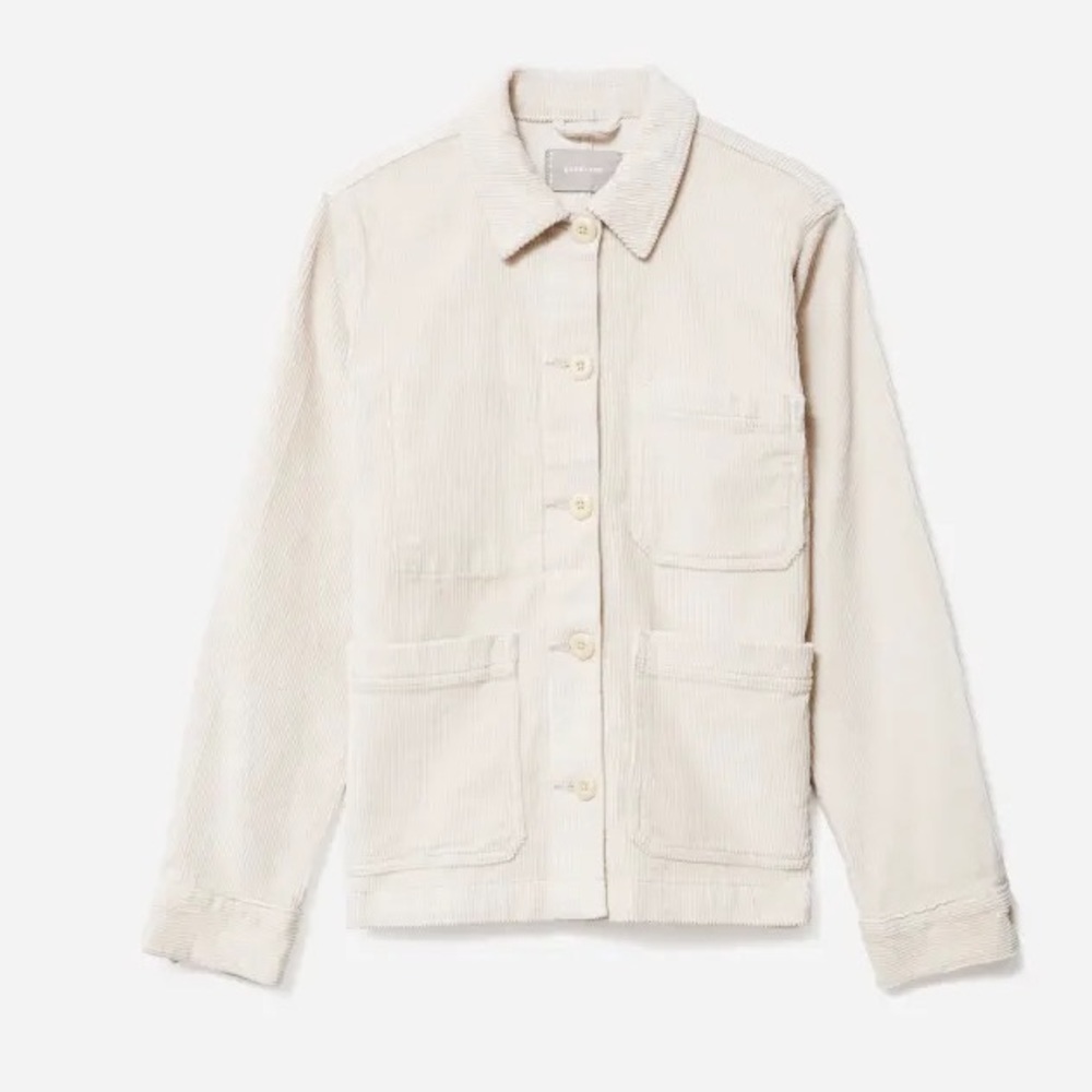 Everlane Corduroy Chore Jacket in Sandstone. Size Small.